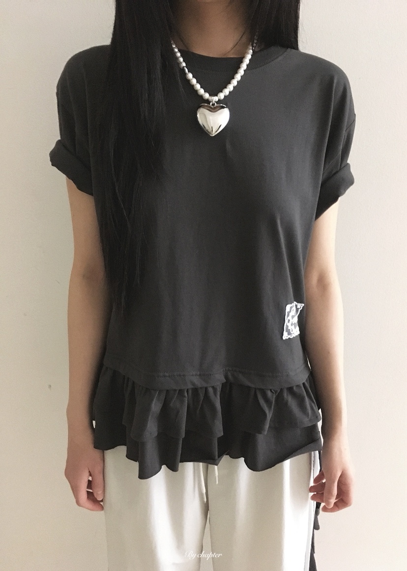BY CHAPTER韓國直郵女裝新款26夏季推薦人氣熱賣26春夏T恤BY ChapterT恤圖色3