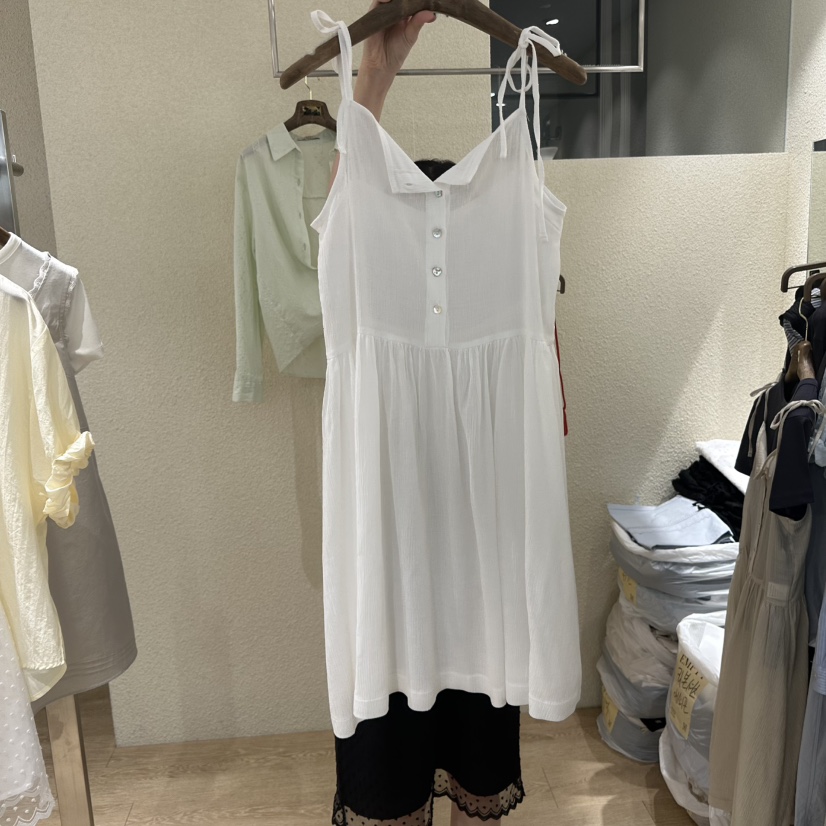 EMPTY韓國直郵女士新款26夏季休閑推薦職業連衣裙不含內搭EMPTY連衣裙圖色3