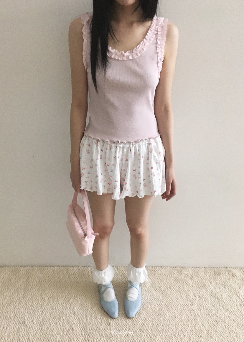BY CHAPTER韓國直郵女士新品26夏季休閑職業時尚吊帶背心BY Chapter吊帶/背心圖色1
