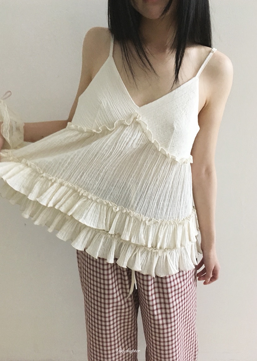 BY CHAPTER韓國代購女裝新款26夏季26春夏人氣休閑吊帶背心BY Chapter吊帶/背心