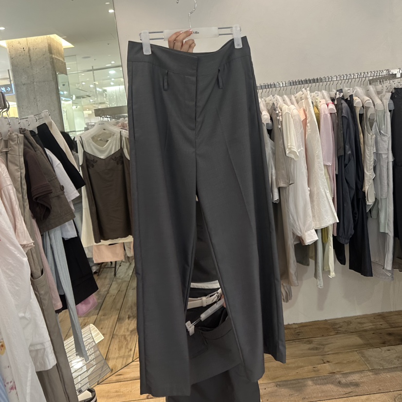 CREAM VILLA韓國東大門代購女士新品時尚休閑褲CREAMVILLA休閑褲圖色1墨色