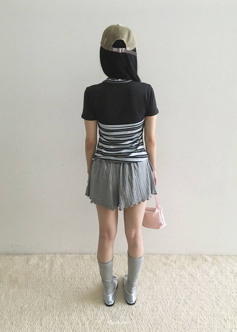 BY CHAPTER東大門實拍韓國女裝新款26春夏人氣休閑熱賣T恤BY ChapterT恤