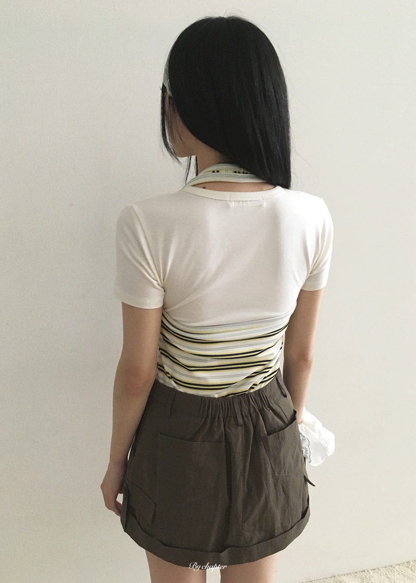 BY CHAPTER東大門實拍韓國女裝新款26春夏人氣休閑熱賣T恤BY ChapterT恤
