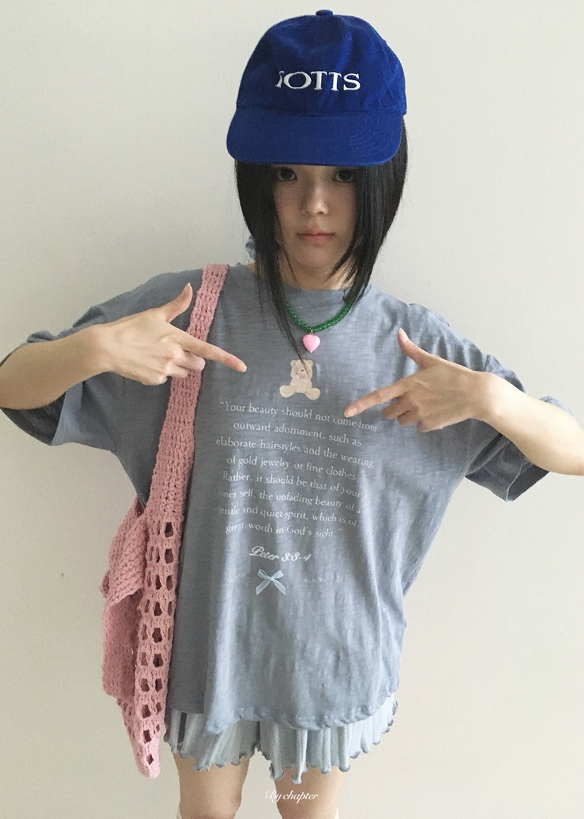 BY CHAPTER韓國東大門直郵女裝新款26春夏熱賣人氣職業T恤BY ChapterT恤圖色3