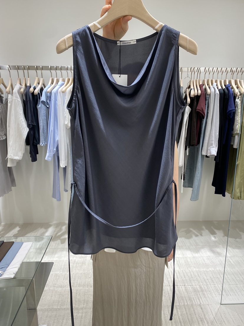 HAUTTE-P韓國東大門代購女士新品休閑26春夏吊帶背心含腰繩HAUTTE吊帶/背心圖色2