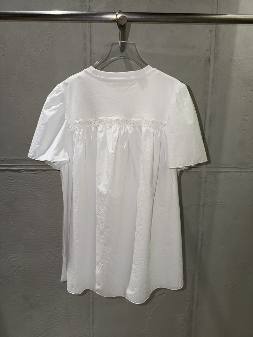 UNICO-p韓國直郵實拍女裝新品職業休閑熱賣26夏季襯衫蕾絲衫UNICO襯衫/蕾絲衫