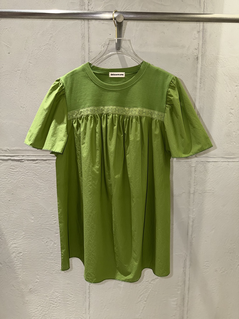 UNICO-p韓國直郵實拍女裝新品職業休閑熱賣26夏季襯衫蕾絲衫UNICO襯衫/蕾絲衫圖色2