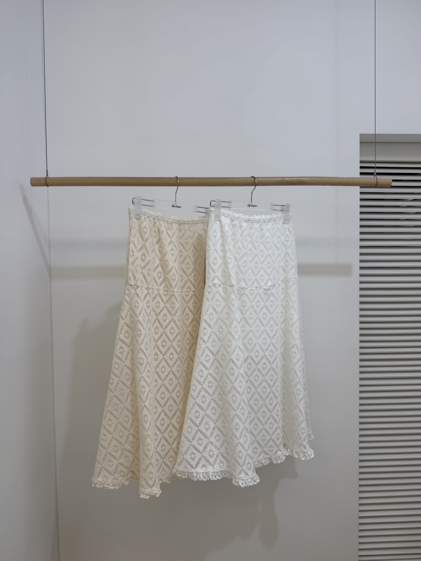 BY CHAPTER韓國直郵女裝新品26春夏人氣26夏季長裙鉤針編織BY Chapter長裙
