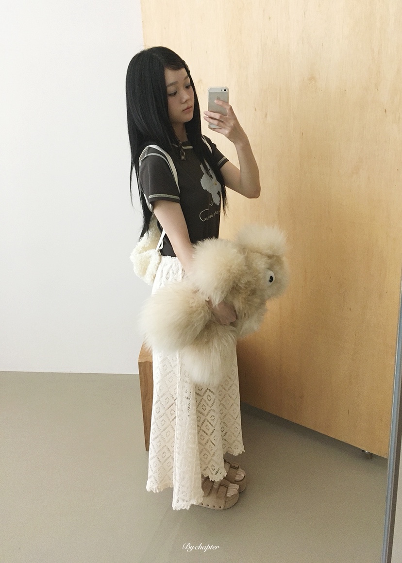 BY CHAPTER韓國直郵女裝新品26春夏人氣26夏季長裙鉤針編織BY Chapter長裙
