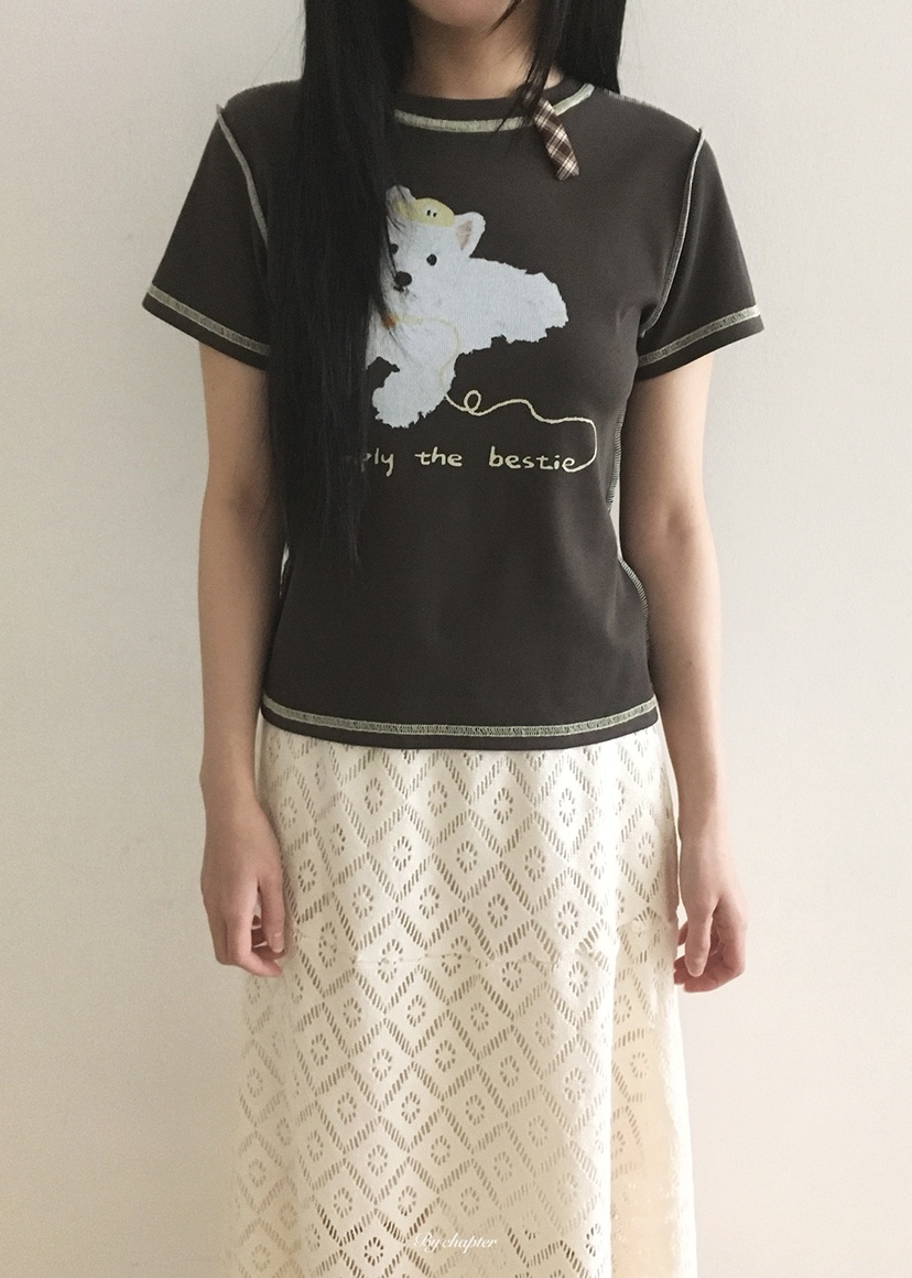 BY CHAPTER韓國直郵女裝新品26春夏人氣26夏季長裙鉤針編織BY Chapter長裙