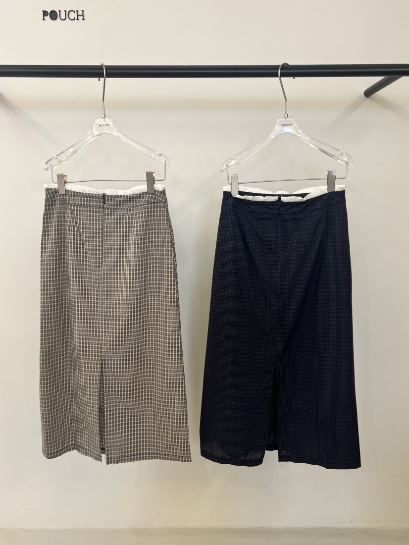 POUCH韓國直郵女裝新品26夏季推薦時尚休閑熱賣半身裙中短裙POUCH半身裙/中短裙
