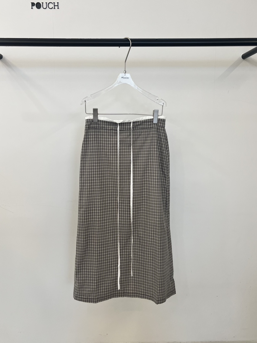 POUCH韓國直郵女裝新品26夏季推薦時尚休閑熱賣半身裙中短裙POUCH半身裙/中短裙圖色1