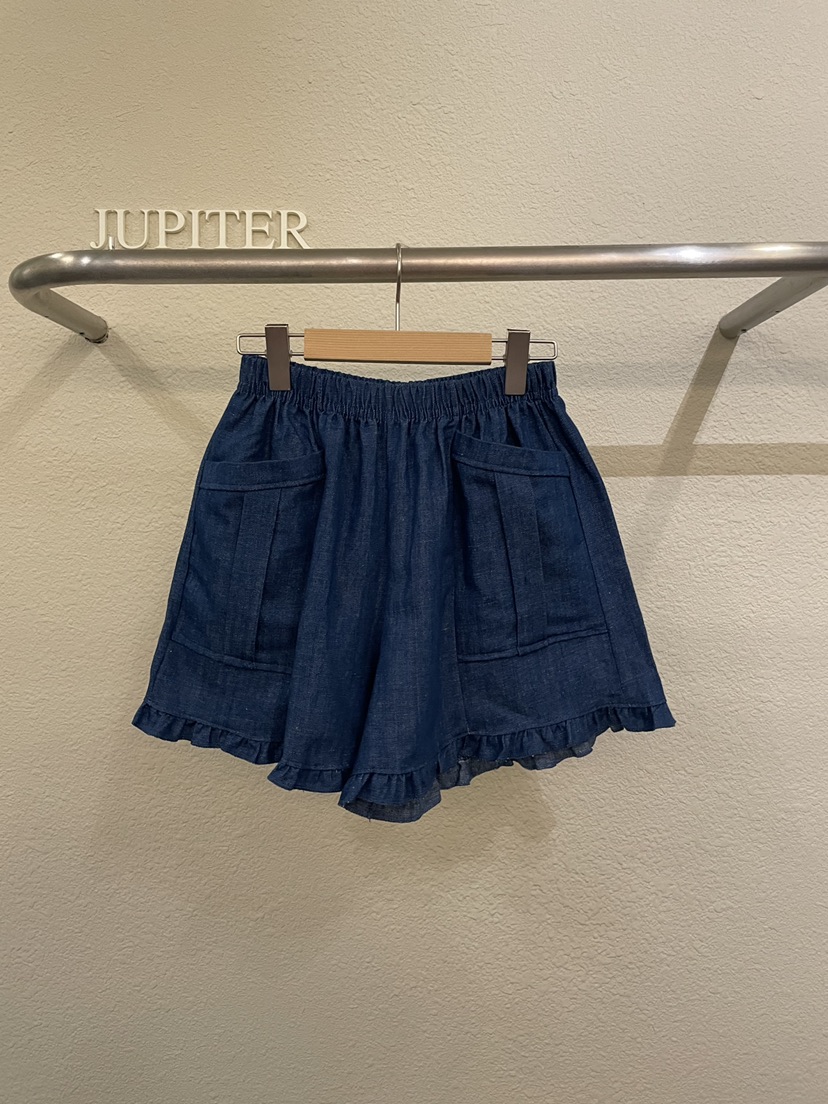 JUPITER韓國直郵女士新品推薦時尚職業熱賣休閑26夏季短褲亞麻JUPITER短褲圖色2