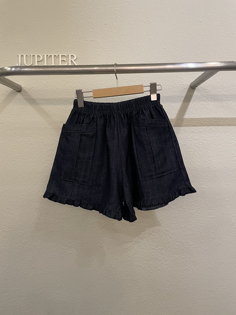 JUPITER韓國直郵女士新品推薦時尚職業熱賣休閑26夏季短褲亞麻JUPITER短褲圖色3