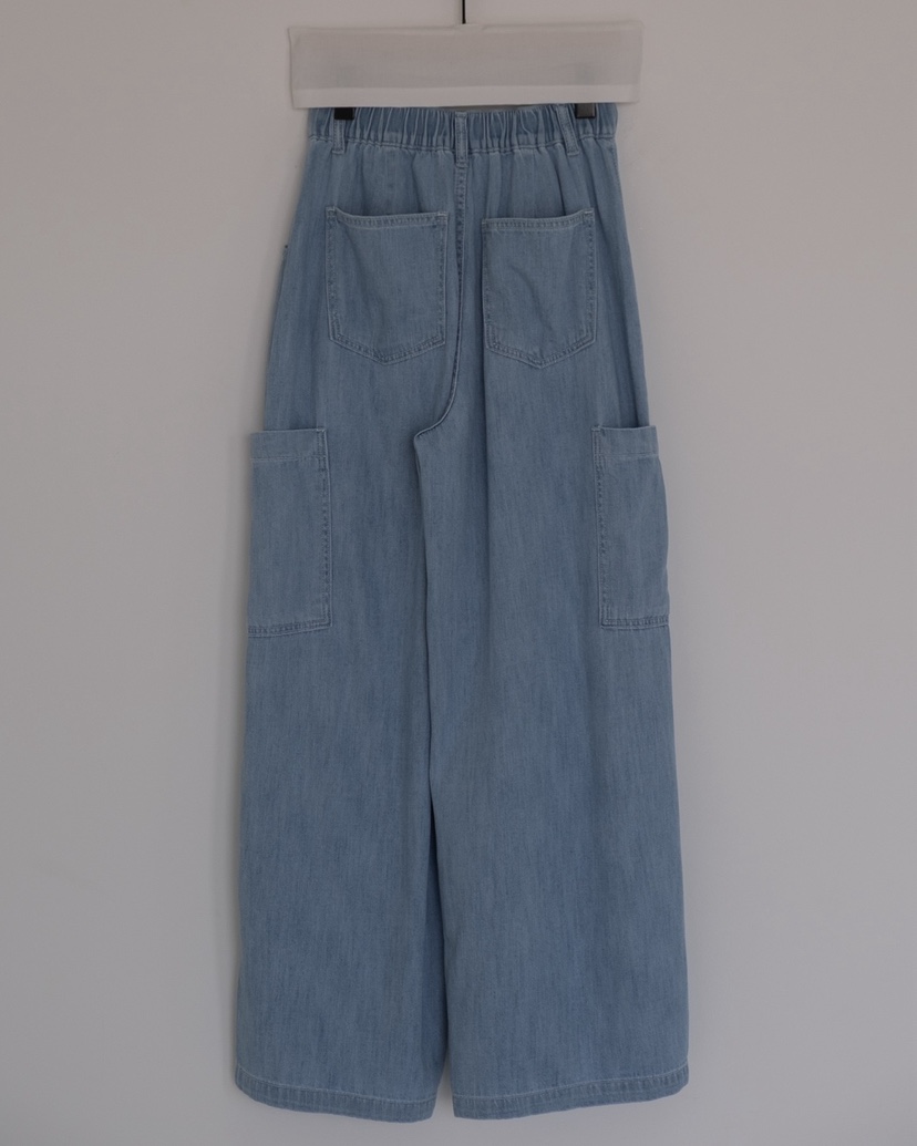 HONG-P韓國東大門代購女士新品26夏季26春夏時尚牛仔褲口袋HONG-P牛仔褲