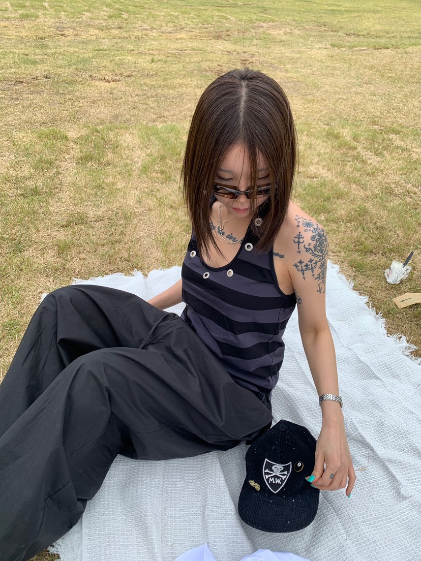 OKIE韓國東大門代購女士新品熱賣26春夏26夏季時尚吊帶背心OKIE吊帶/背心
