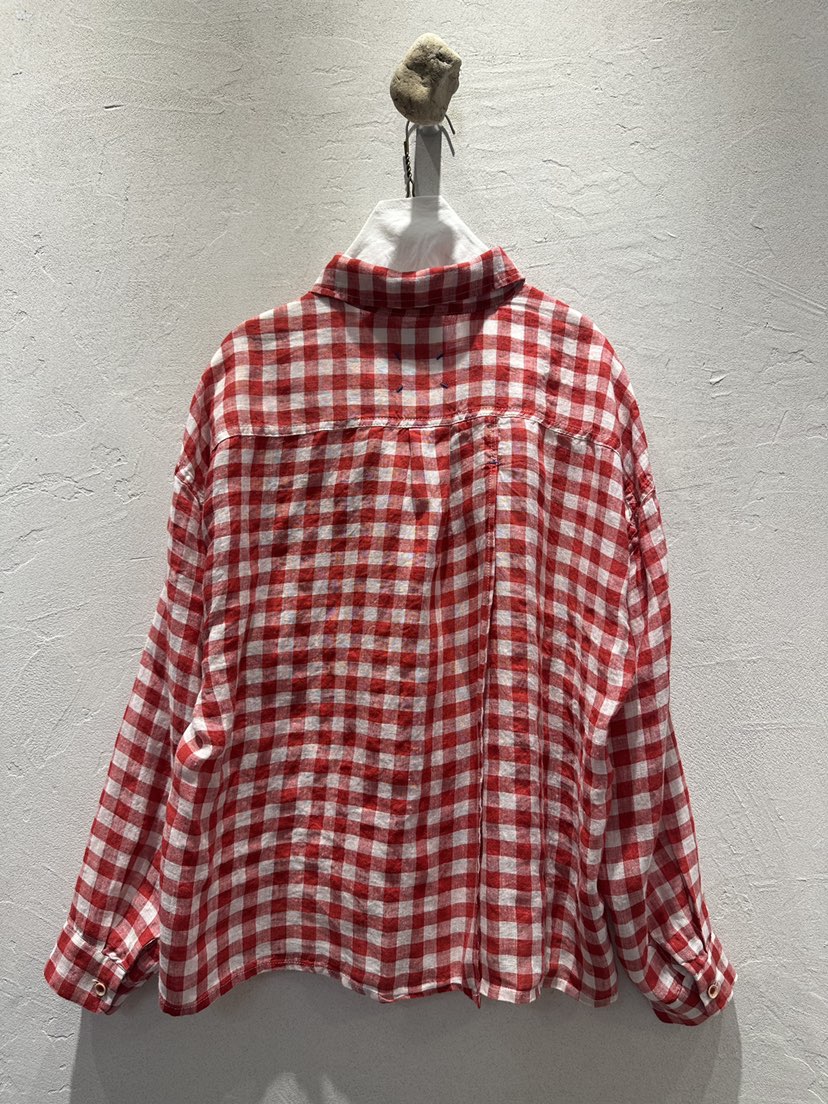 AT NOTE韓國東大門代購女裝新品職業襯衫蕾絲衫格紋亞麻AT NOTE襯衫/蕾絲衫
