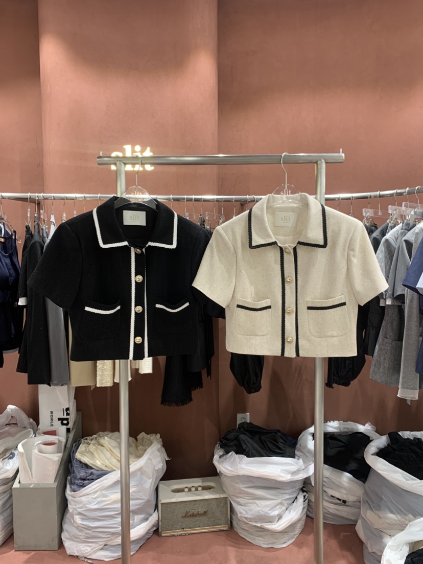 SLIT韓國代購女士新品休閑熱賣人氣26春夏26夏季職業夾克SLIT夾克