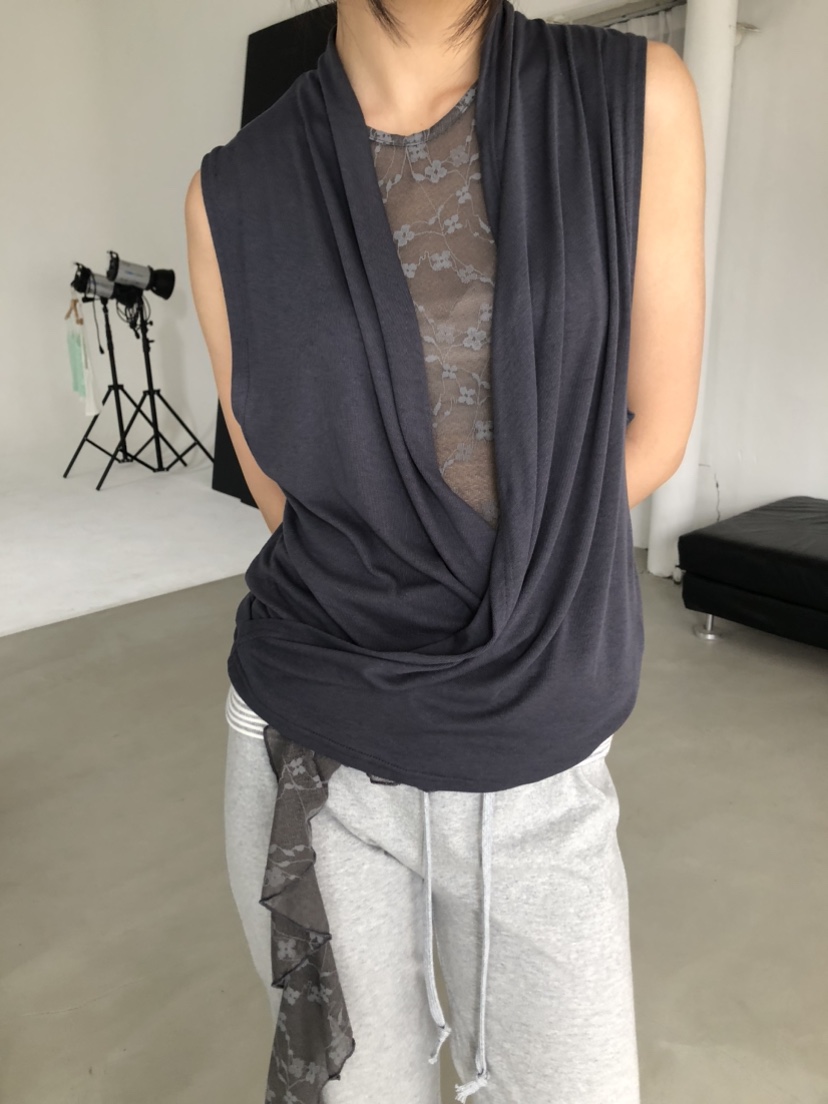 FLASH/I LOVE ME韓國直郵女士新款人氣吊帶背心不含內搭FLASH/I LOVE ME吊帶/背心