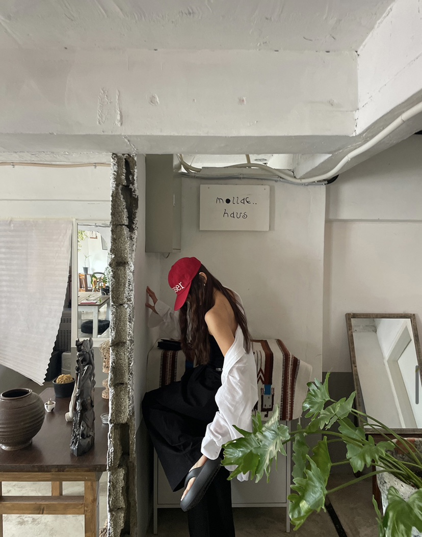 PAIRING韓國東大門代購女士新品熱賣人氣襯衫蕾絲衫亞麻寬松PAIRING襯衫/蕾絲衫