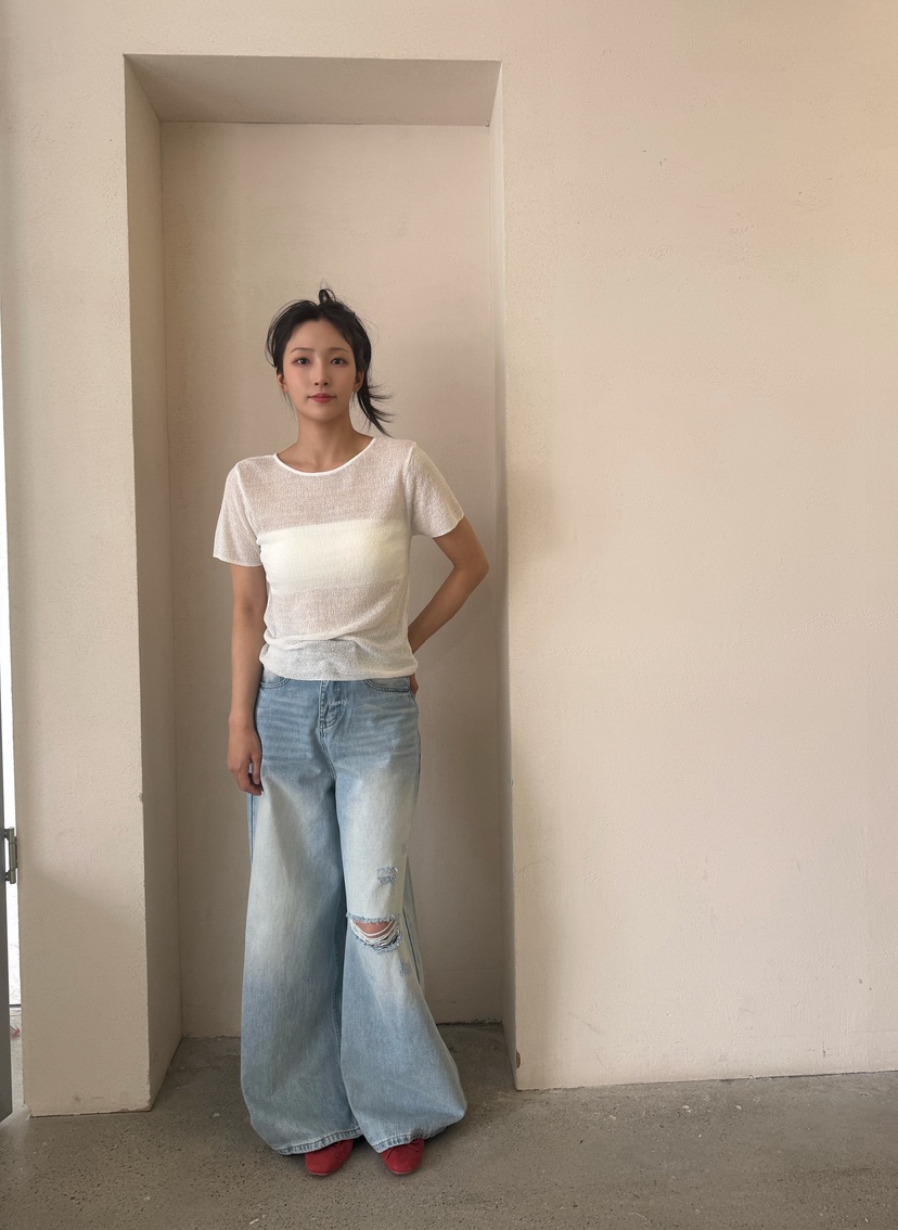PAIRING東大門實拍韓國女裝新款推薦26夏季26春夏T恤不對稱PAIRINGT恤