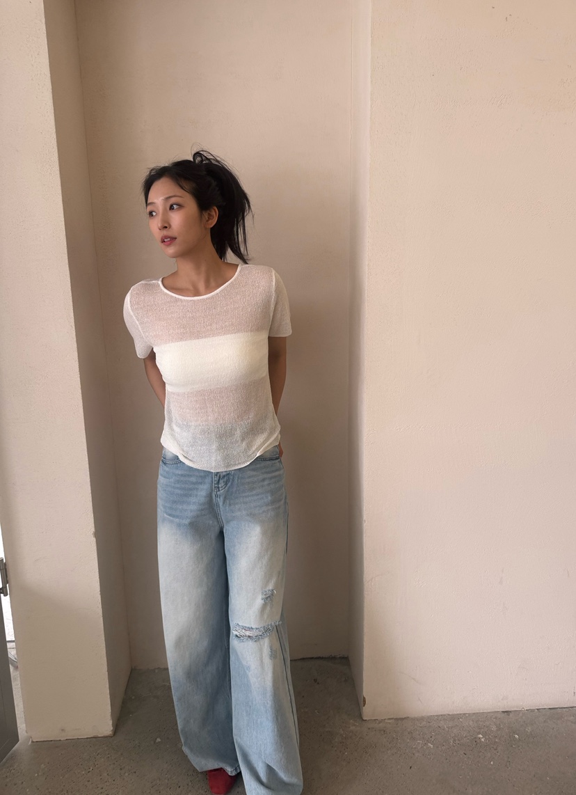 PAIRING東大門實拍韓國女裝新款推薦26夏季26春夏T恤不對稱PAIRINGT恤