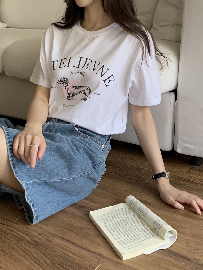 FORMSTUDIO/ATELIENNE韓國東大門直郵女裝新款人氣T恤絲帶FORMSTUDIO/ATELIENNET恤