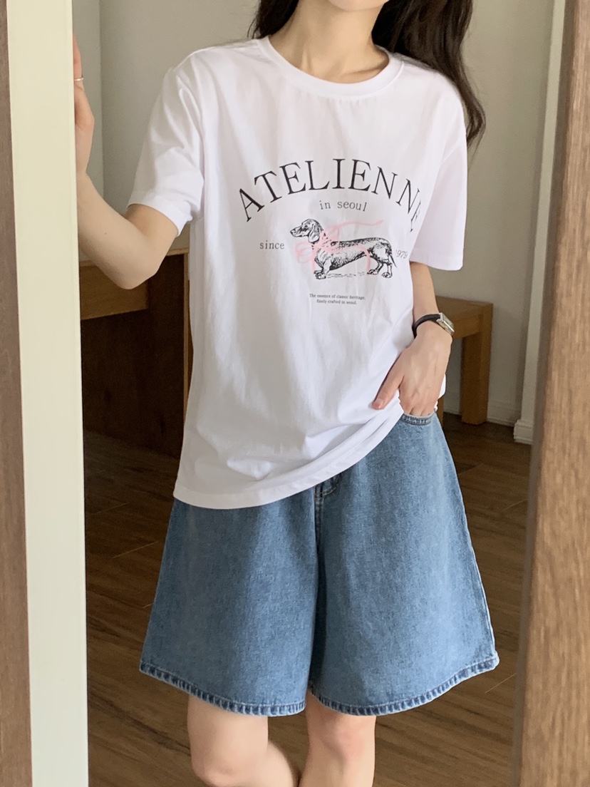 FORMSTUDIO/ATELIENNE韓國東大門直郵女裝新款人氣T恤絲帶FORMSTUDIO/ATELIENNET恤