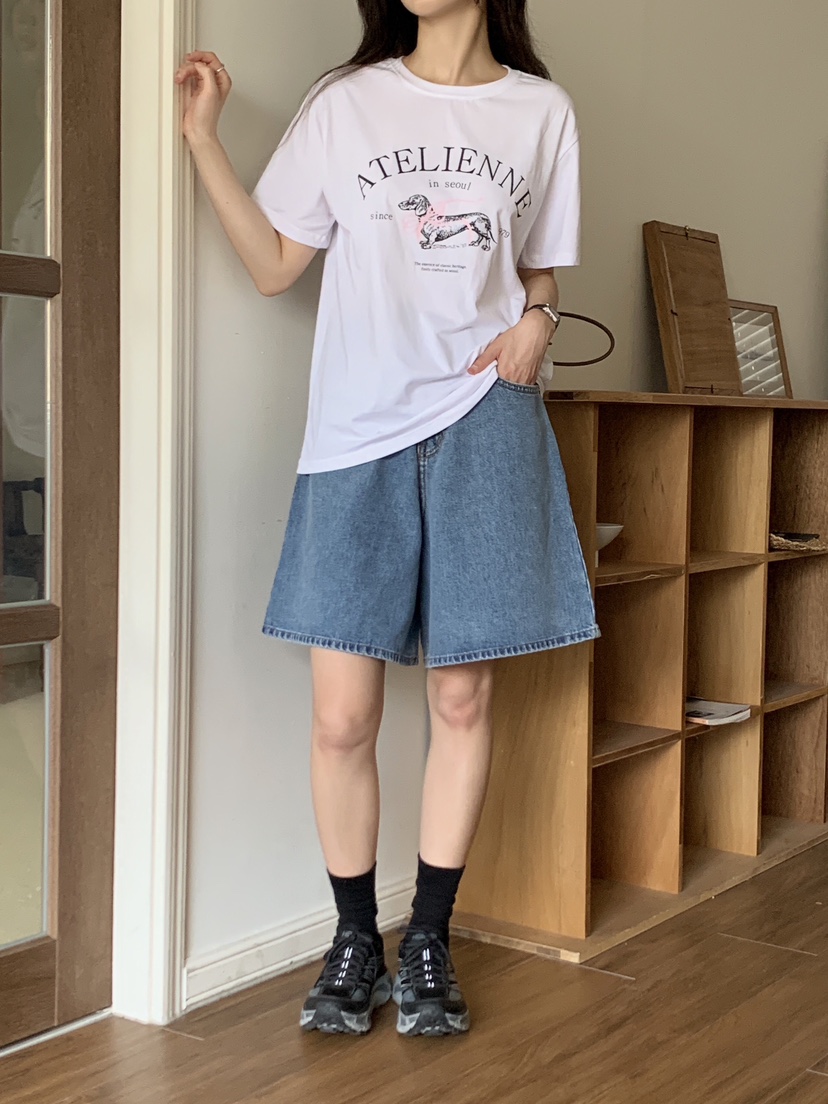 FORMSTUDIO/ATELIENNE韓國東大門直郵女裝新款人氣T恤絲帶FORMSTUDIO/ATELIENNET恤