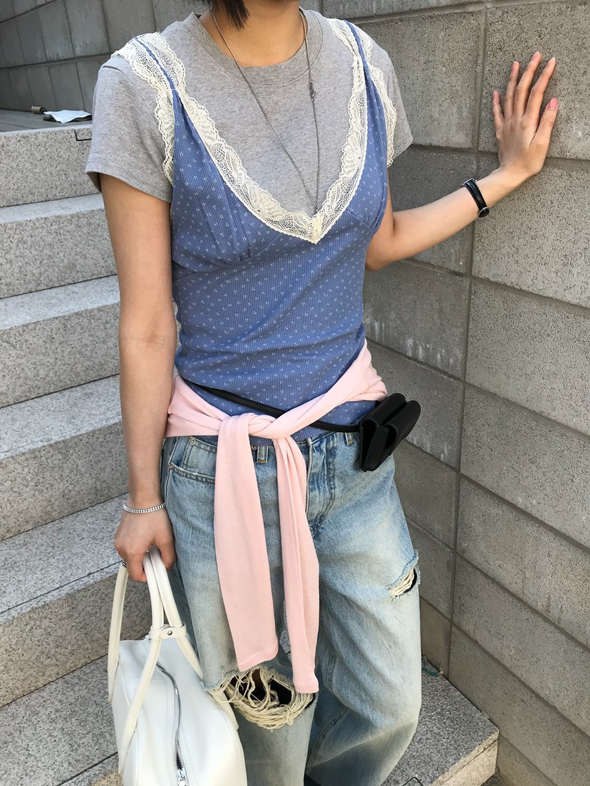 ESCHER韓國直郵女士新品熱賣職業26春夏時尚人氣吊帶背心ESCHER吊帶/背心