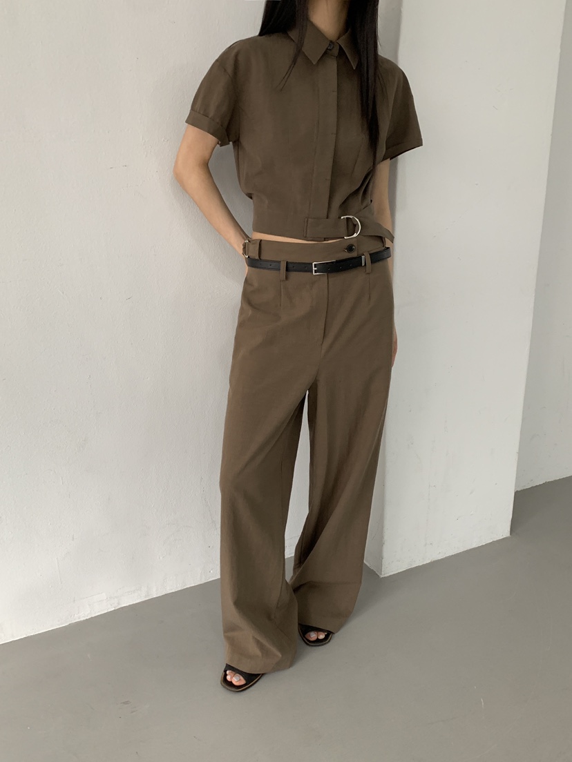 STAGE韓國東大門直郵女士新款時尚推薦休閑26春夏襯衫蕾絲衫STAGE襯衫/蕾絲衫