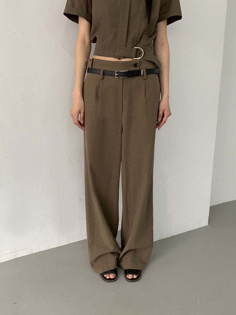 STAGE韓國直郵女裝新品熱賣時尚職業推薦26春夏26夏季休閑褲STAGE休閑褲