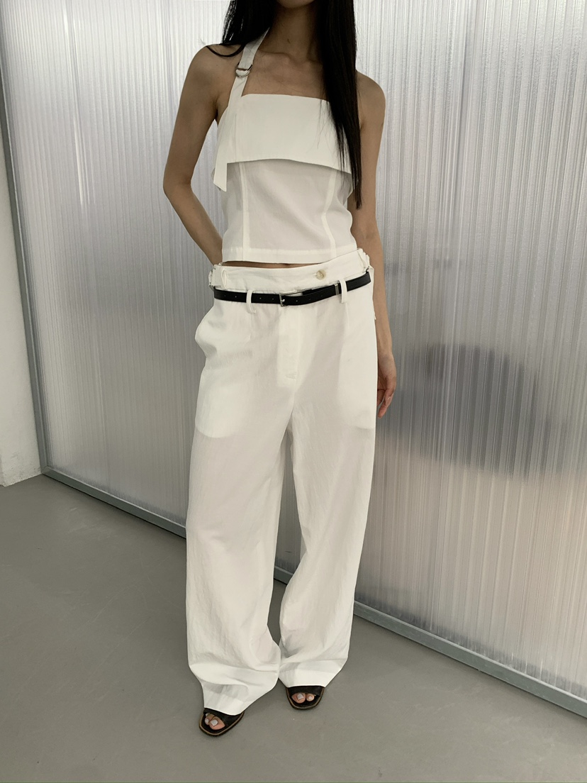 STAGE韓國直郵女裝新品熱賣時尚職業推薦26春夏26夏季休閑褲STAGE休閑褲