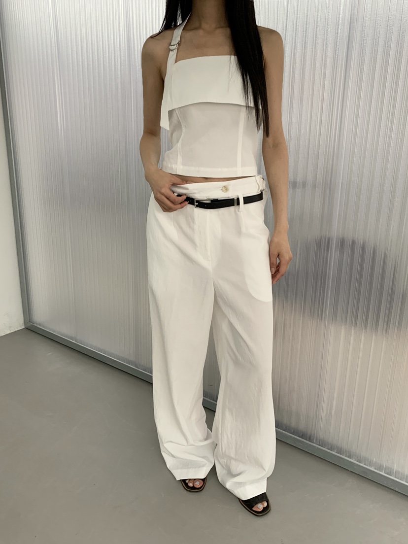 STAGE韓國直郵女裝新品熱賣時尚職業推薦26春夏26夏季休閑褲STAGE休閑褲