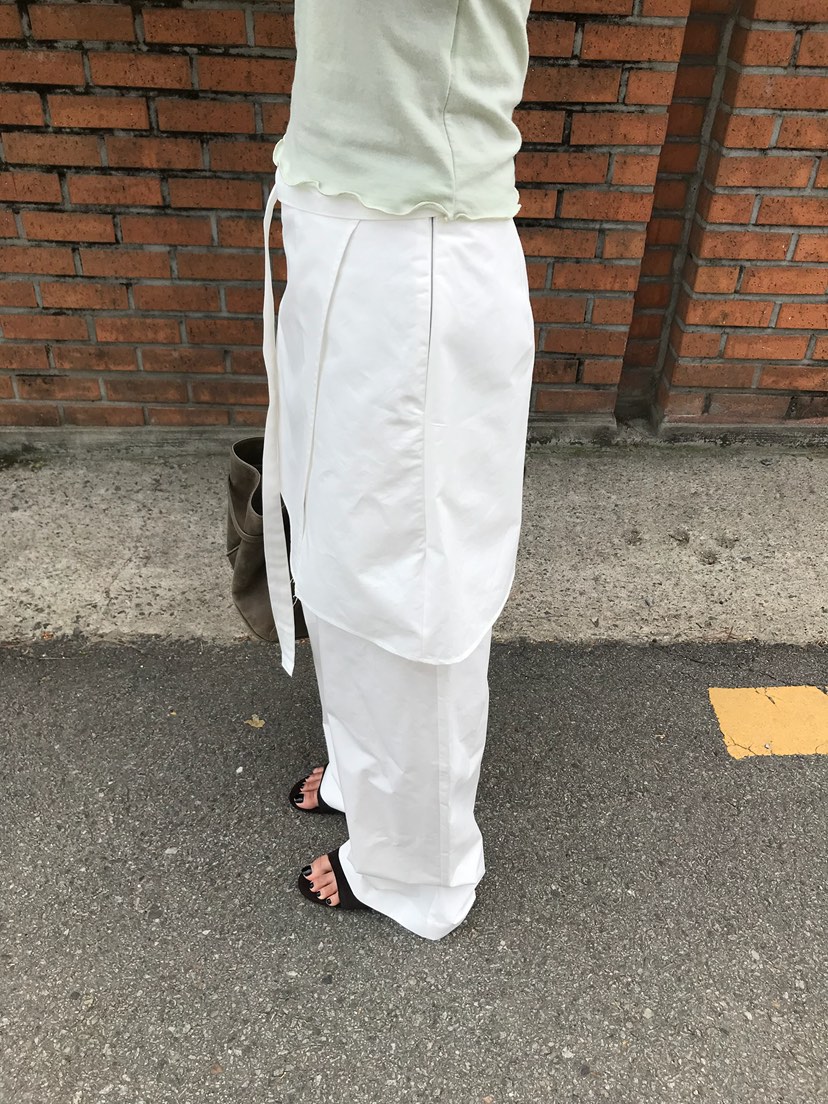 ESCHER韓國直郵女士新款26春夏休閑職業時尚26夏季裙褲棉ESCHER裙褲