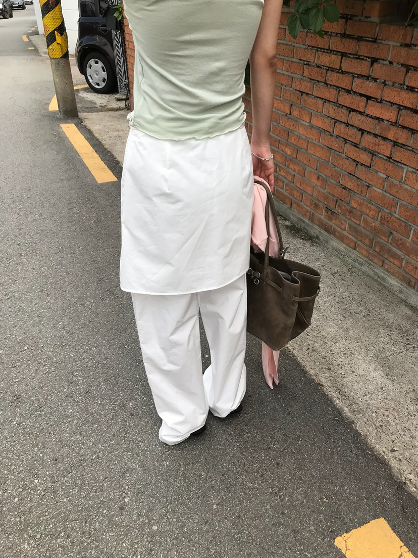 ESCHER韓國直郵女士新款26春夏休閑職業時尚26夏季裙褲棉ESCHER裙褲