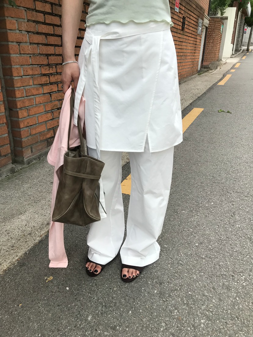 ESCHER韓國直郵女士新款26春夏休閑職業時尚26夏季裙褲棉ESCHER裙褲
