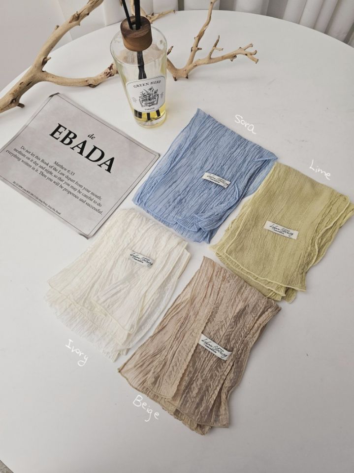EBADA韓國代購女裝新款26春夏職業休閑熱賣人氣26夏季圍巾披肩EBADA圍巾/披肩