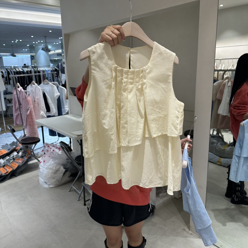 Color B東大門實拍韓國女裝新款人氣職業推薦休閑吊帶背心Color B吊帶/背心圖色2