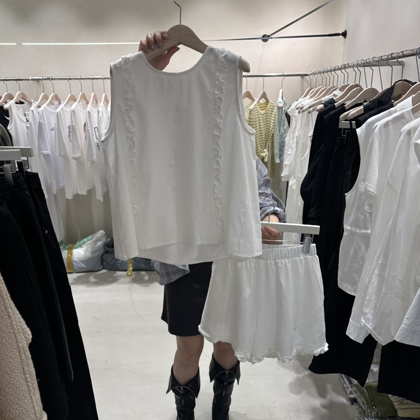 Color B韓國直郵女裝新款時尚人氣職業熱賣休閑26夏季套裝Color B套裝圖色1