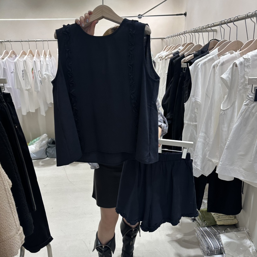 Color B韓國直郵女裝新款時尚人氣職業熱賣休閑26夏季套裝Color B套裝圖色2