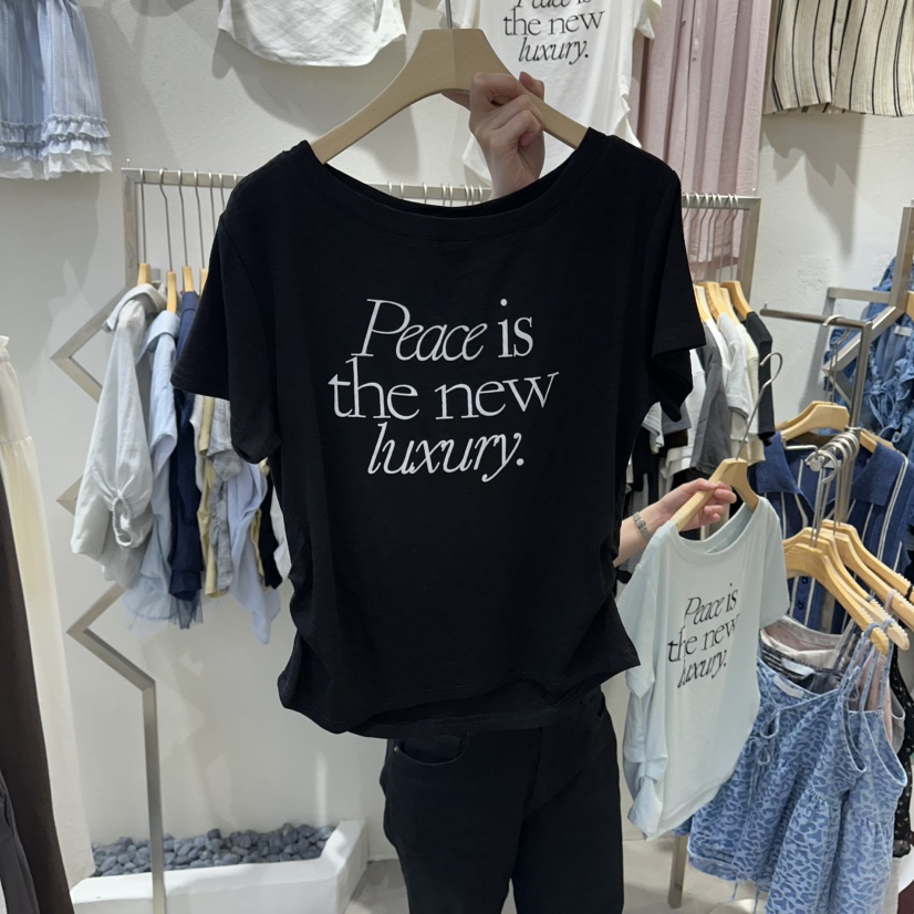HIPTIQUE韓國直郵女裝新品熱賣26春夏休閑推薦人氣職業T恤HIPTIQUET恤圖色2