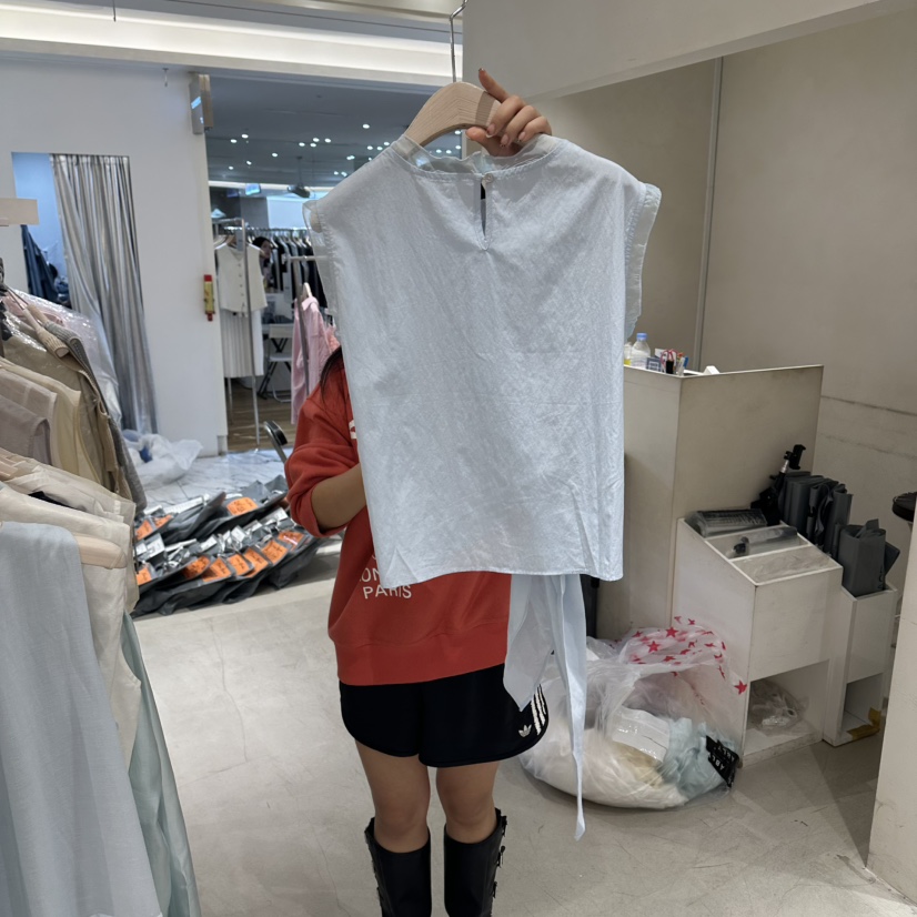 Color B韓國東大門代購女裝新品休閑人氣吊帶背心連帽衫Color B吊帶/背心