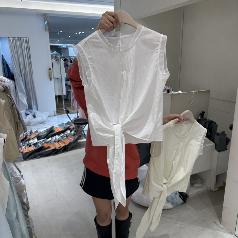 Color B韓國東大門代購女裝新品休閑人氣吊帶背心連帽衫Color B吊帶/背心圖色3