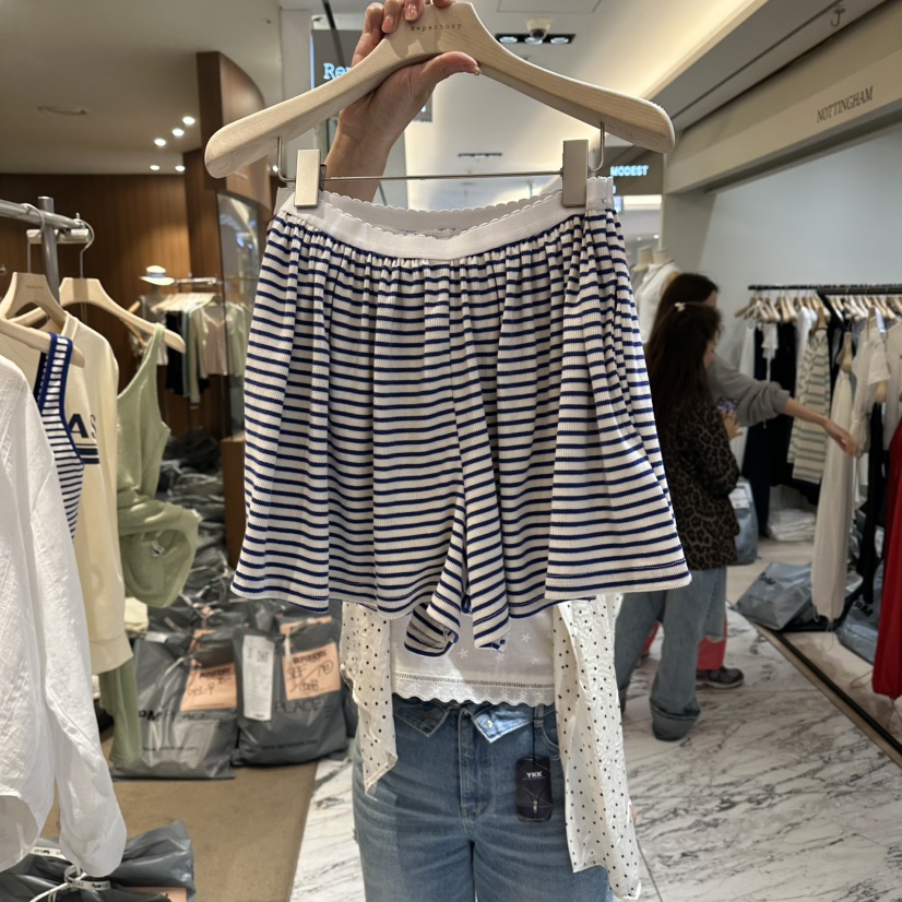 REPERTORY韓國代購女裝新品熱賣推薦休閑職業時尚26夏季短褲REPERTORY短褲圖色1藍色