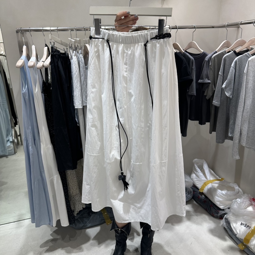 Color B韓國直郵女士新款人氣職業26夏季時尚長裙不含腰帶Color B長裙圖色1