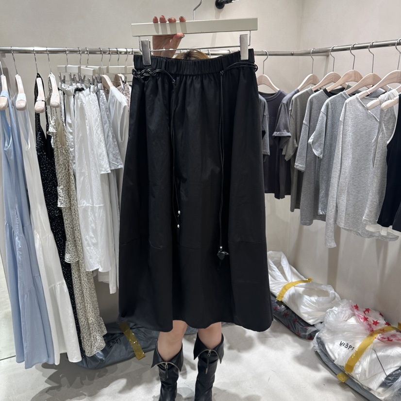 Color B韓國直郵女士新款人氣職業26夏季時尚長裙不含腰帶Color B長裙圖色2