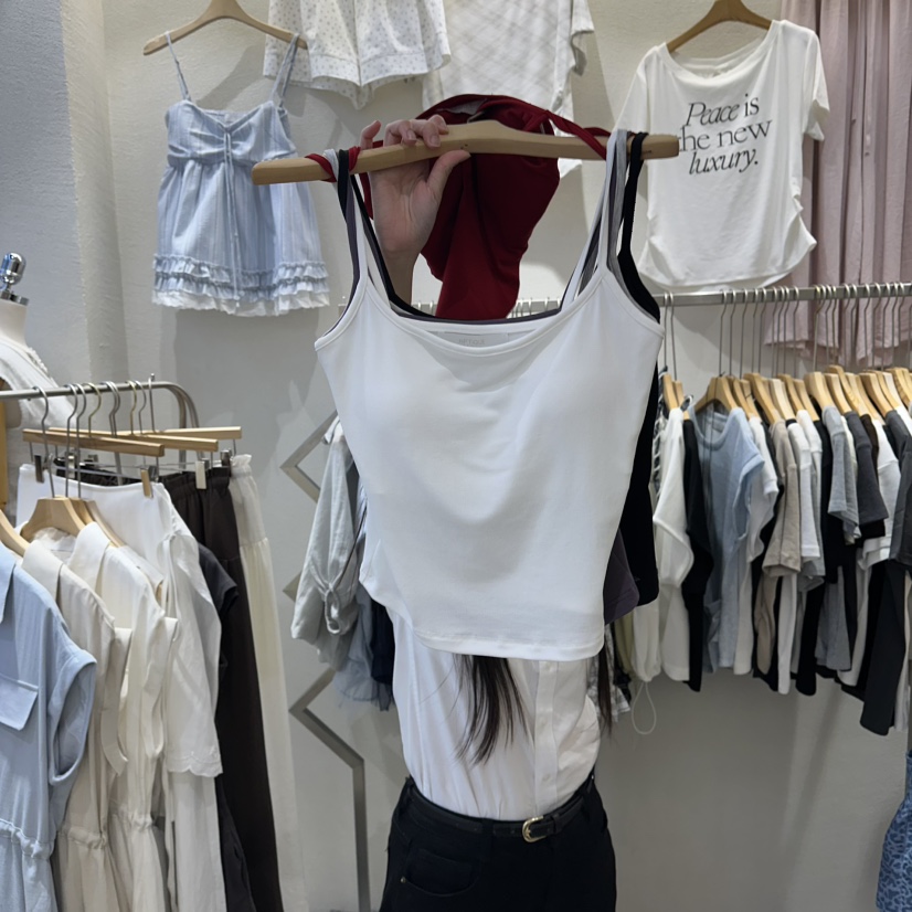 HIPTIQUE東大門實拍韓國女士新品推薦休閑熱賣26春夏吊帶背心HIPTIQUE吊帶/背心圖色1