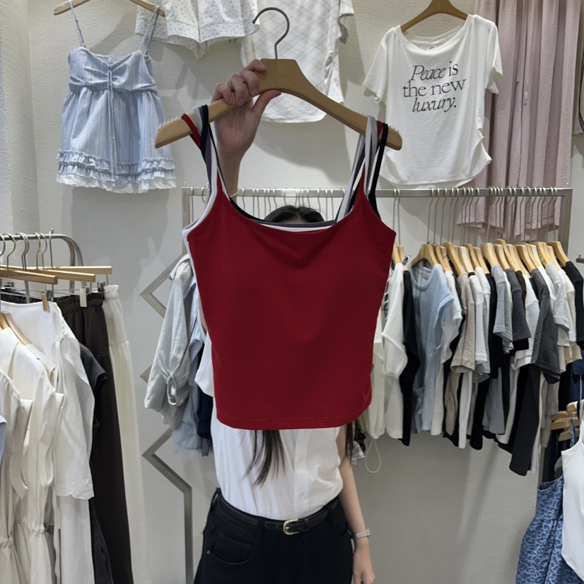 HIPTIQUE東大門實拍韓國女士新品推薦休閑熱賣26春夏吊帶背心HIPTIQUE吊帶/背心圖色2