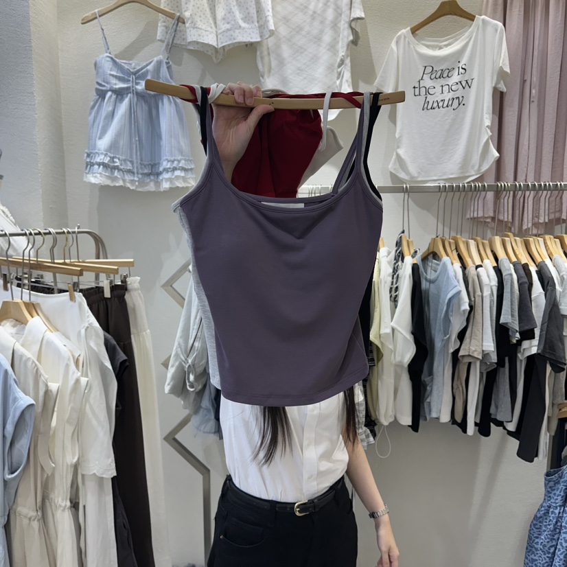 HIPTIQUE東大門實拍韓國女士新品推薦休閑熱賣26春夏吊帶背心HIPTIQUE吊帶/背心圖色3